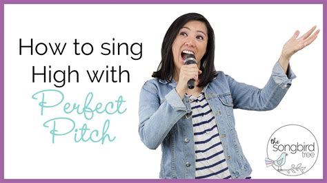 singing in perfect pitch